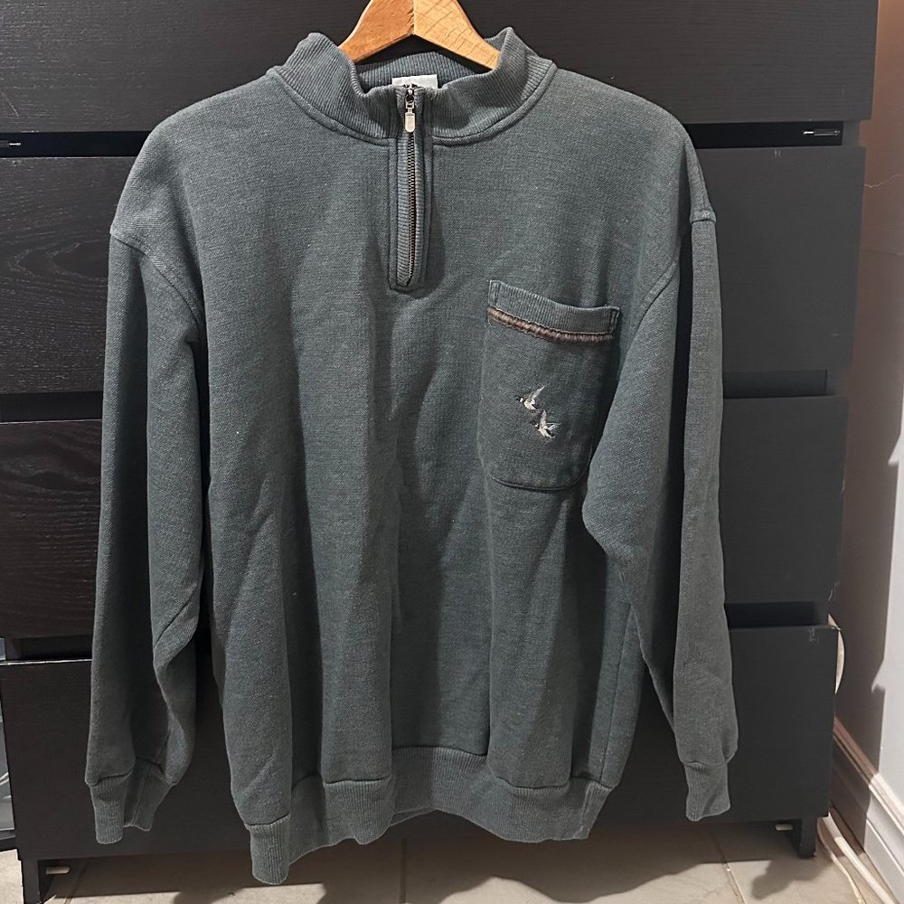 Vintage Grey Bird 1/4 zip